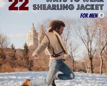 Shearling Jacket Outfit For Men