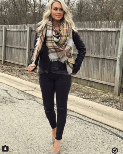 Outfits with Scarves - 50+ Ways to Wear a Scarf this Season
