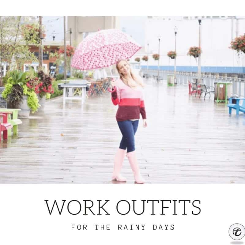 20 Outfit Ideas on What to Wear to Work When It's Raining