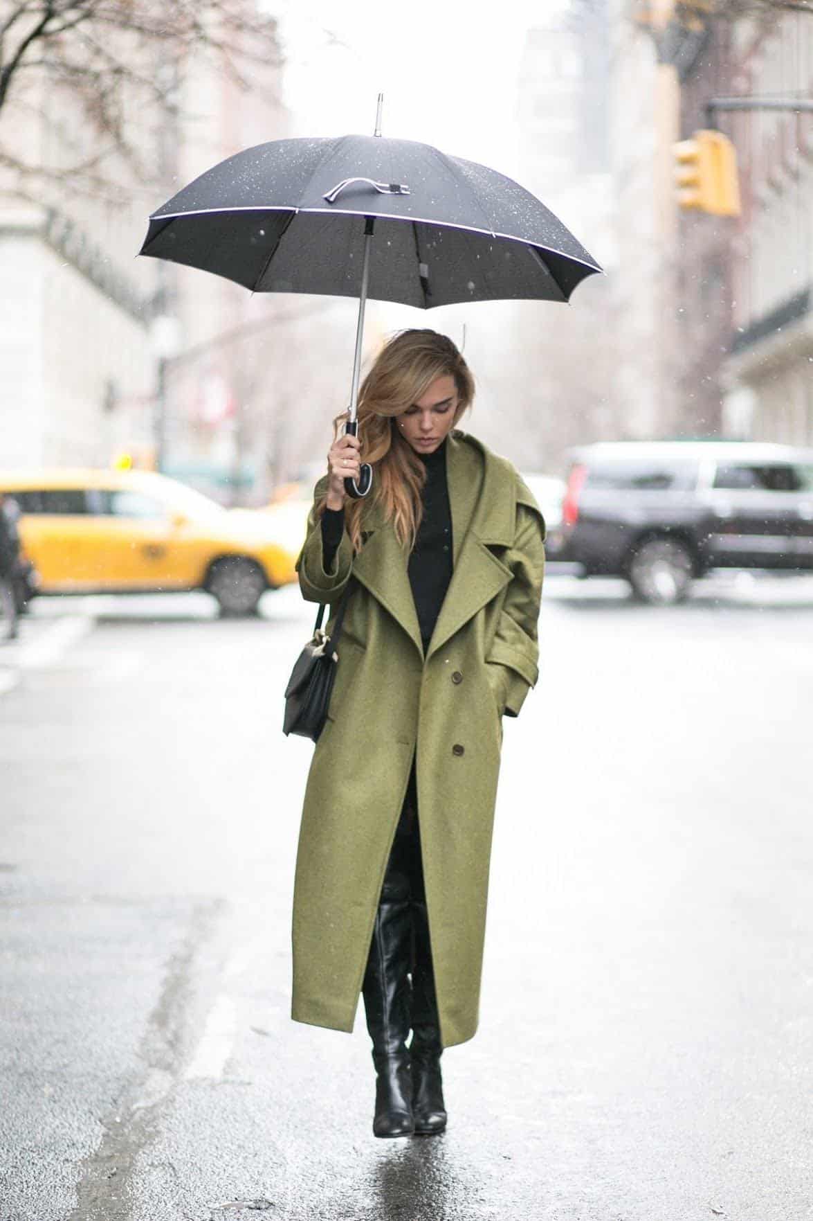 20 Outfit Ideas on What to Wear to Work When It's Raining