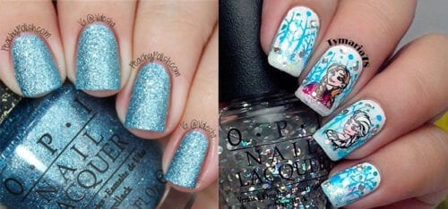 Frozen Nail Art Tutorial