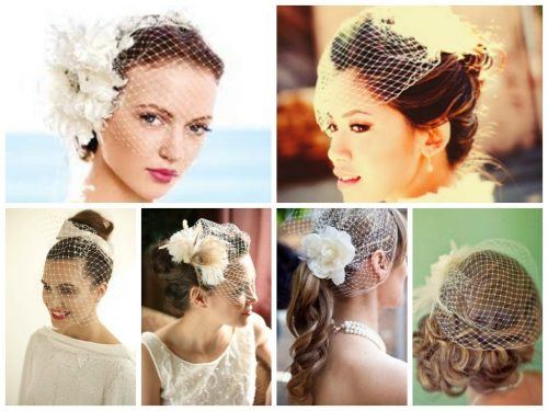 Bridal Birdcage Veil- 20 Best Ideas on How to Wear Cage Veil