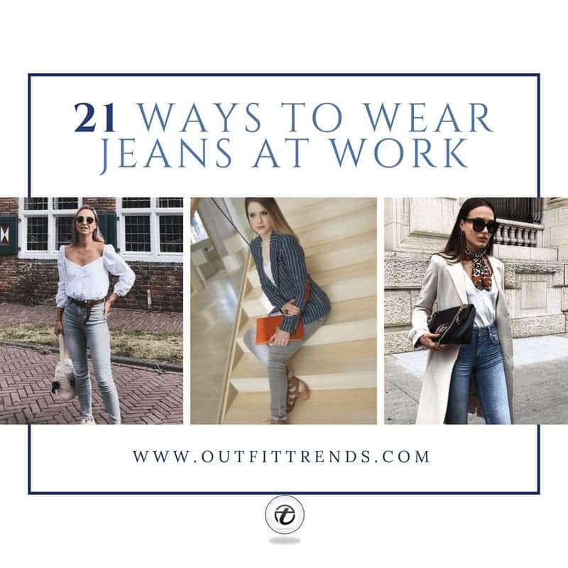 business casual jeans outfits