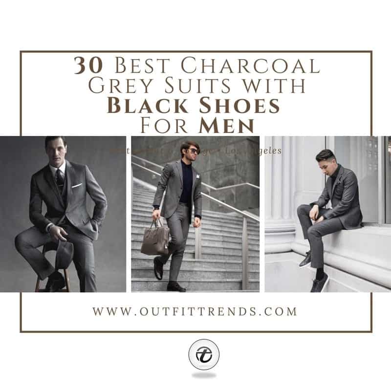 30 Best Charcoal Grey Suits With Black Shoes For Men