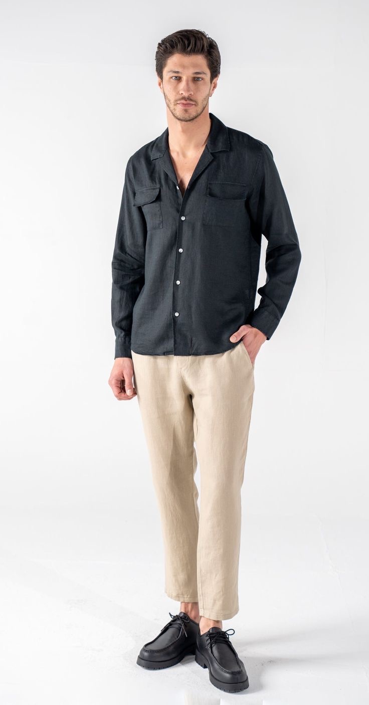 How To Wear Black Shoes With Khaki Pants for Men