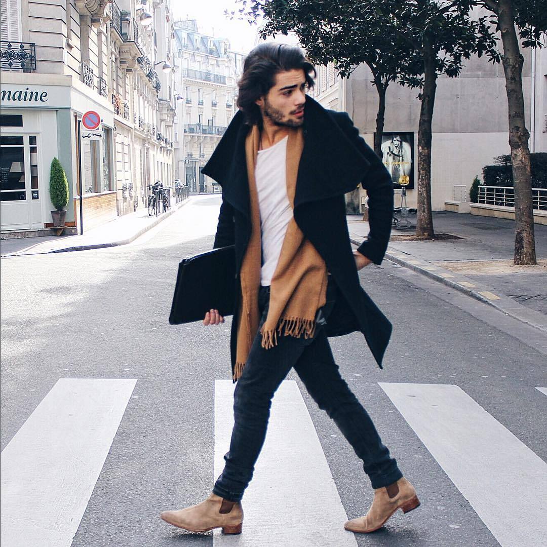 Guys Outfits with Scarves - 26 Ways to Wear a Scarf for Men