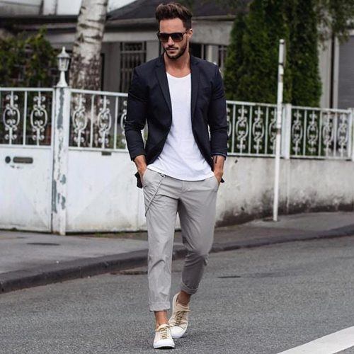 25 Outfits to Wear with White Sneakers for Men