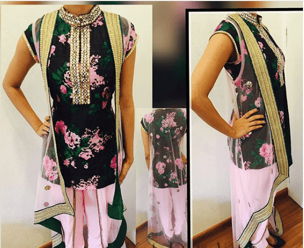 Punjabi kurta style girl hotsell