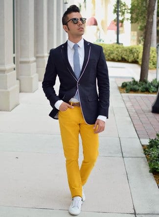 35 Best Men's Outfits with Mustard Pants To Wear This Year