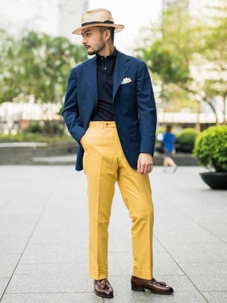 35 Best Men's Outfits with Mustard Pants To Wear This Year