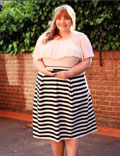 Plus Size Off-the-Shoulder Tops Outfits