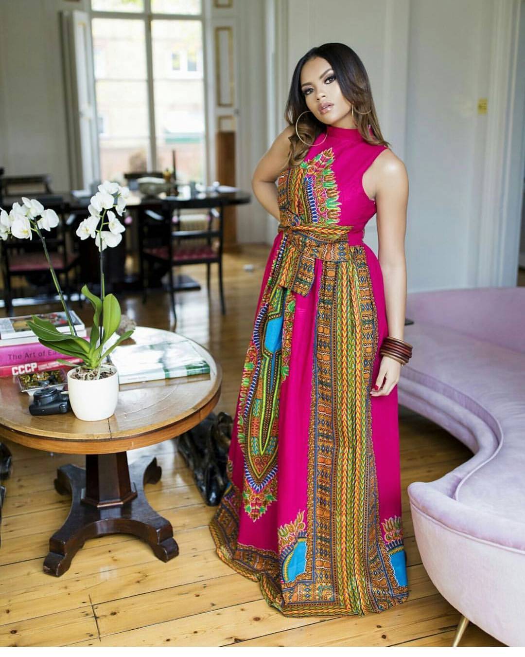 27 Kitenge Designs For Long Dresses (15)