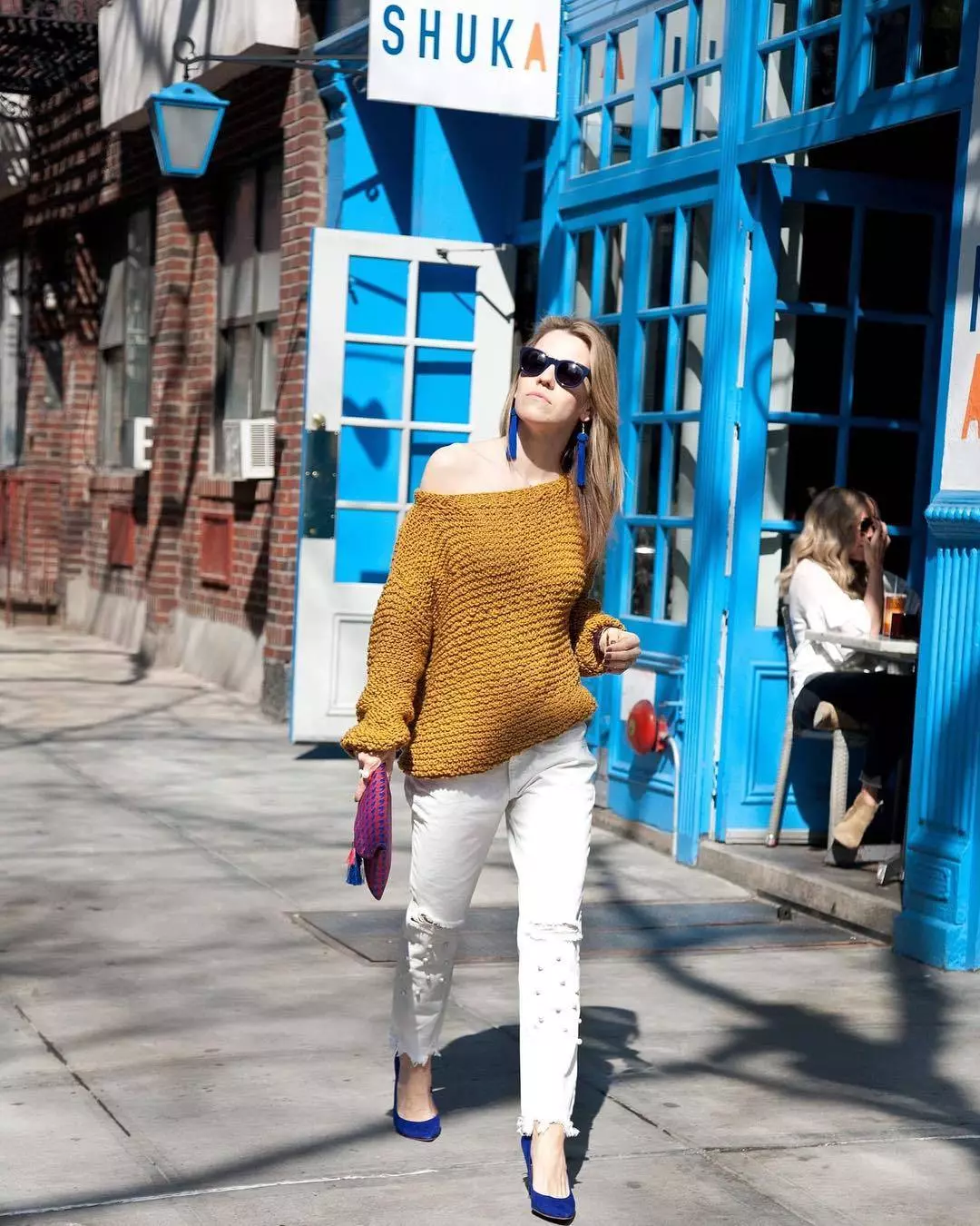 mustard sweaters
