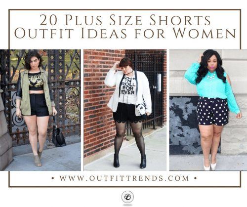 cute shorts plus size