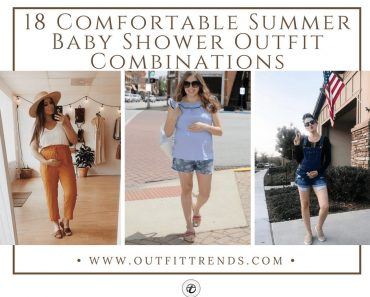 18 Comfortable Summer Baby Shower Outfit Combinations