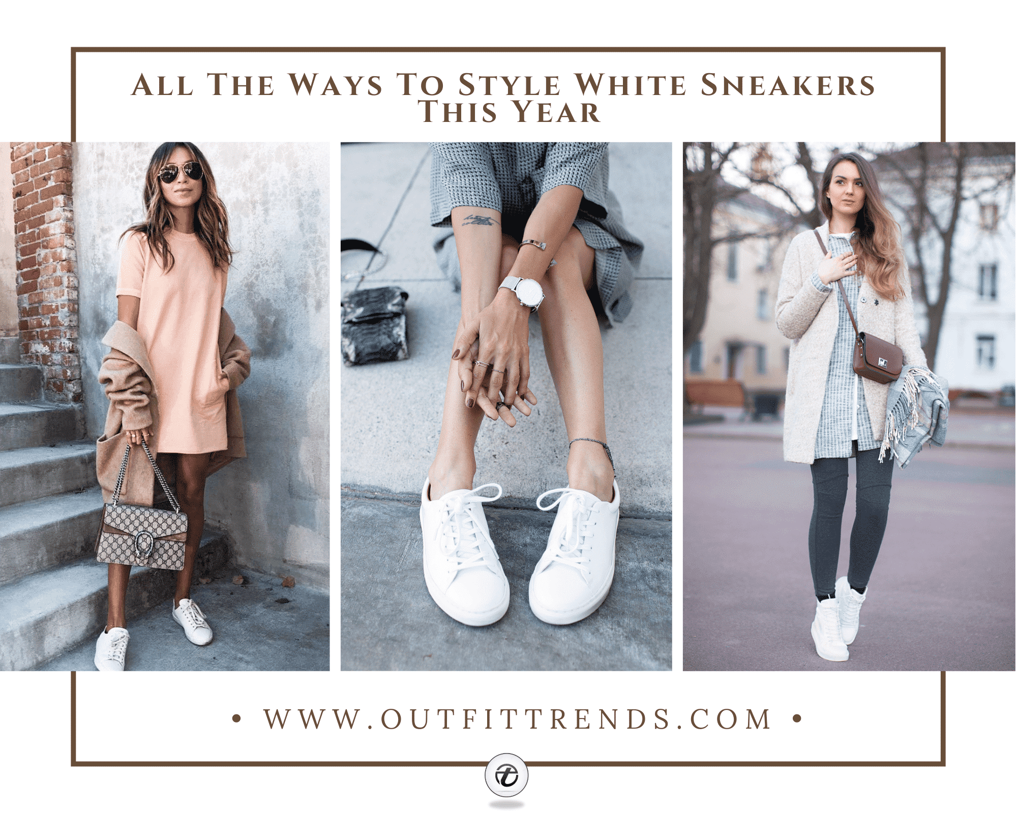 28 Best Outfit Ideas With White Sneakers & Styling Tips 28 Best Outfit Ideas With White Sneakers & Styling Tips