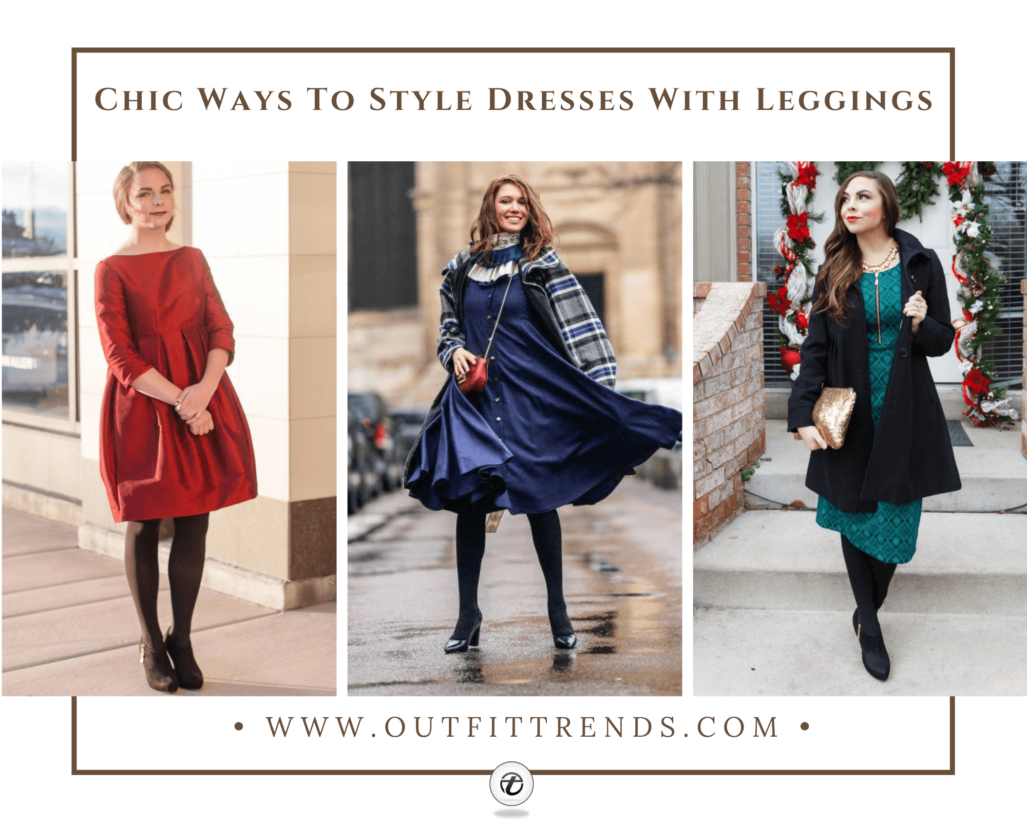 how to wear leggings under a dress