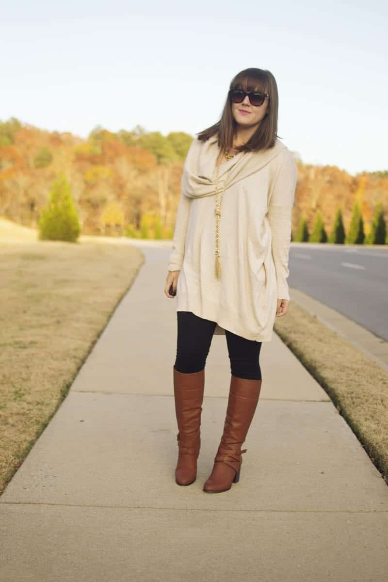 How to Wear Leggings Under A Dress ? 32 Outfit Ideas