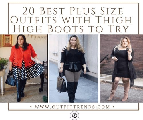 how to wear thigh high boots for curvy girls