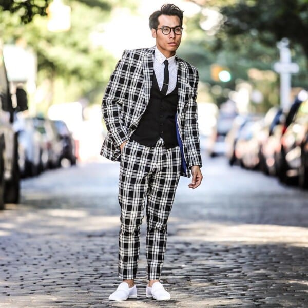 checkered suits 