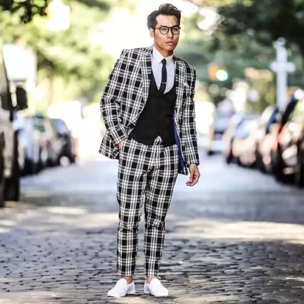 checkered suits