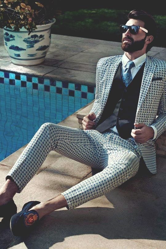 checkered suits 