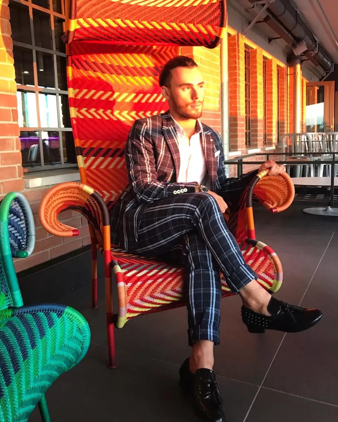checkered suits