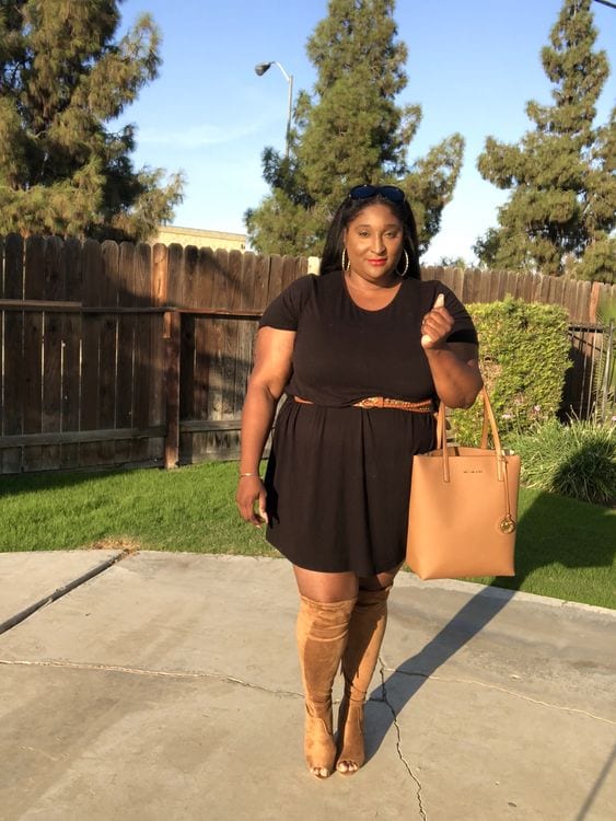 how to wear thigh high boots for curvy girls (2)