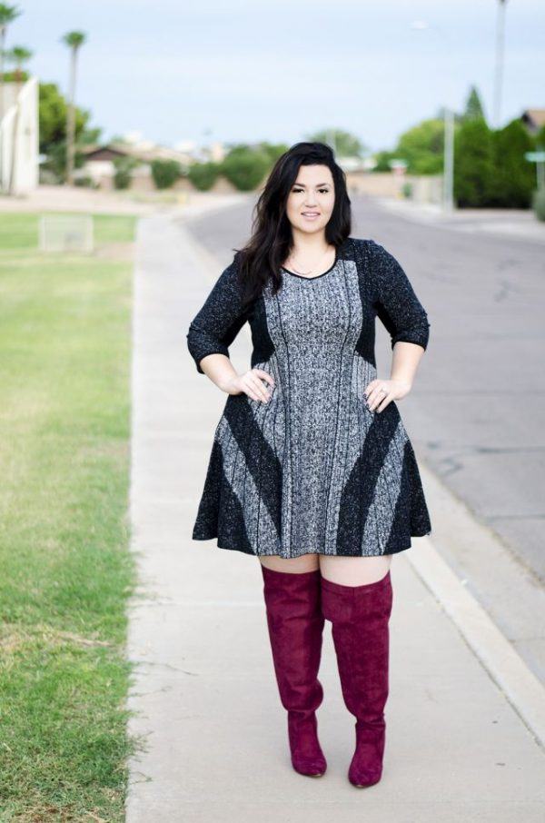 how to wear thigh high boots for curvy girls (3)