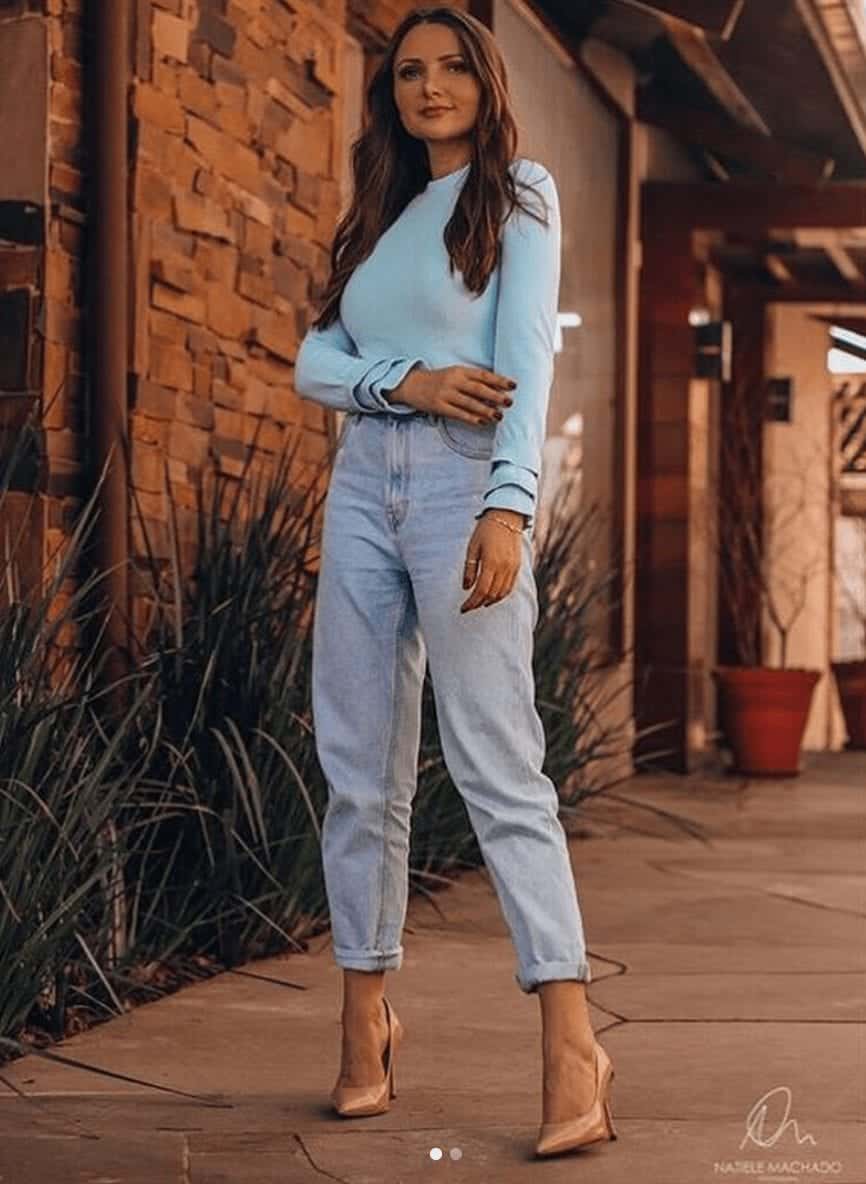 Outfits with Mom Jeans – 25 ways to wear Mom Jeans Fashionably (6)