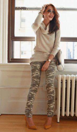 outfits with camo pants