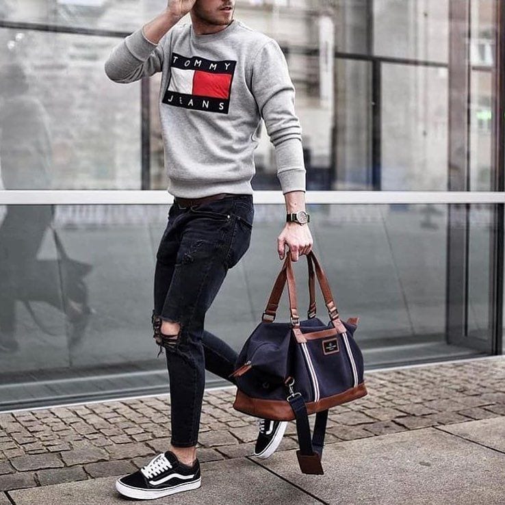 Winter jeans outfits for men (3)