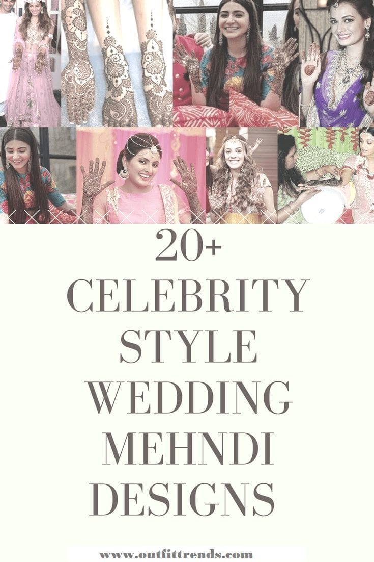 Top 23 Celebrities Mehndi Designs from their Weddings