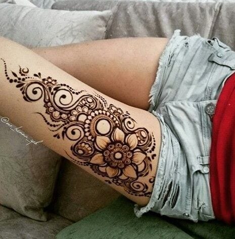 Most Popular Mehndi Tattoo Designs (28)