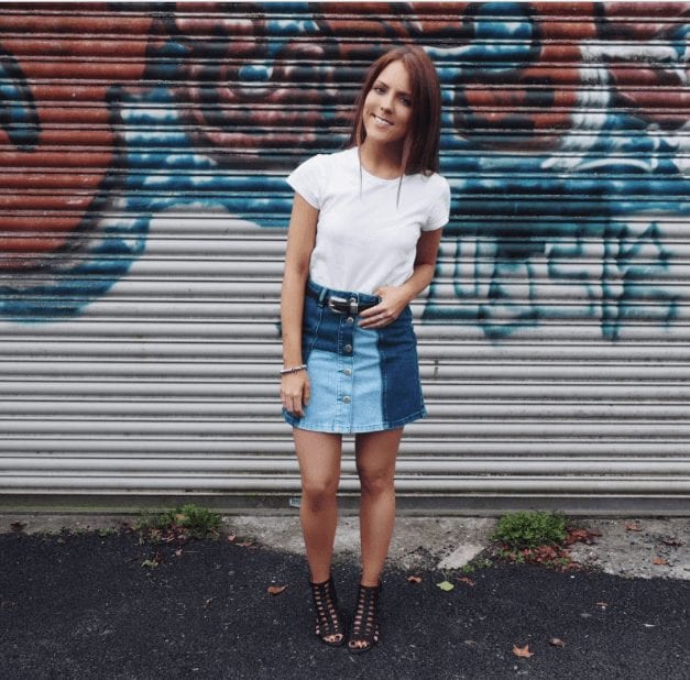 Outfit with Jeans Skirt