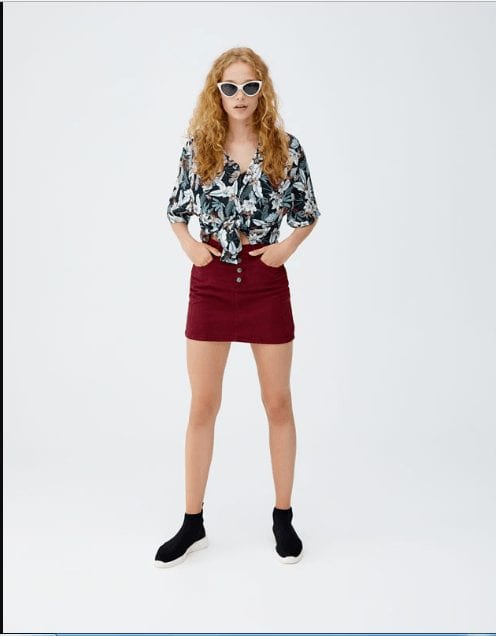 Outfit with Jeans Skirt