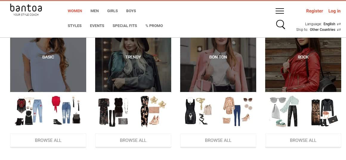 Subsitute sites and apps for polyvore