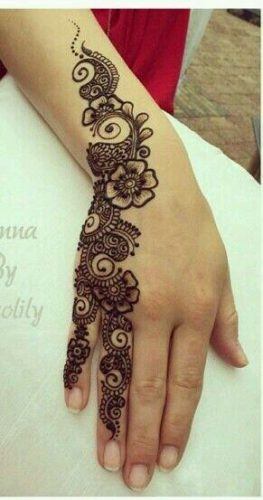 Best Mehndi Designs for Fingers (27)