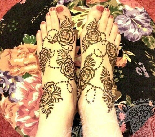 Foot Henna Art - 50 Beautiful Mehndi Designs for Feet