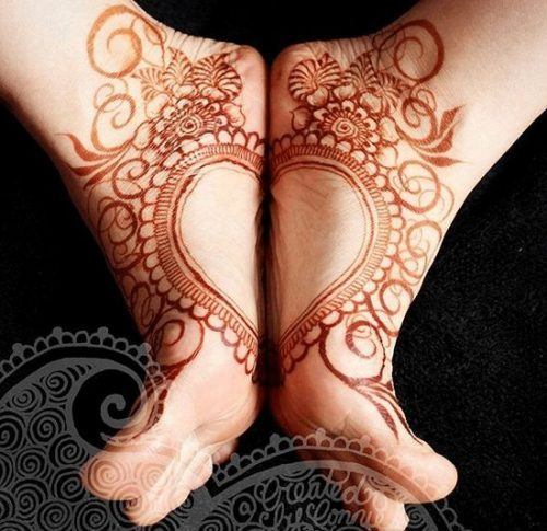 Foot Henna Art - 50 Beautiful Mehndi Designs for Feet
