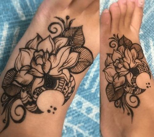 Foot Henna Art - 50 Beautiful Mehndi Designs for Feet