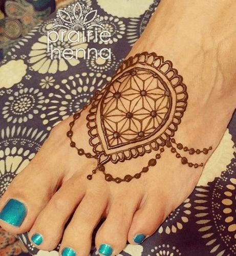 Foot Henna Art - 50 Beautiful Mehndi Designs for Feet