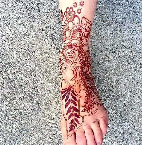 Beautiful Mehndi Designs for Feet (4)