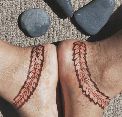 Foot Henna Art - 50 Beautiful Mehndi Designs for Feet