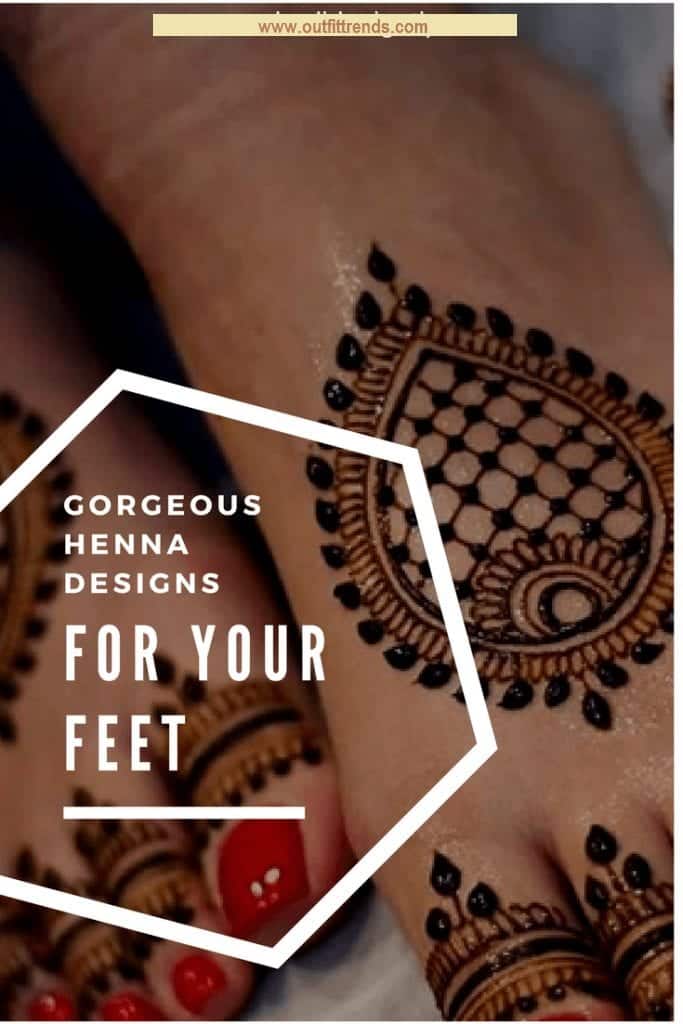 Foot Henna Art - 50 Beautiful Mehndi Designs for Feet
