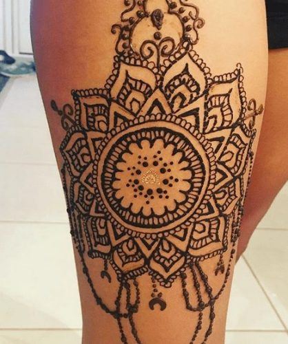 Best Leg Mehndi Designs (14)