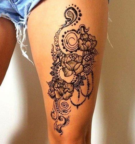 Best Leg Mehndi Designs (28)