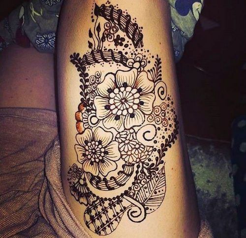 Best Leg Mehndi Designs (29)