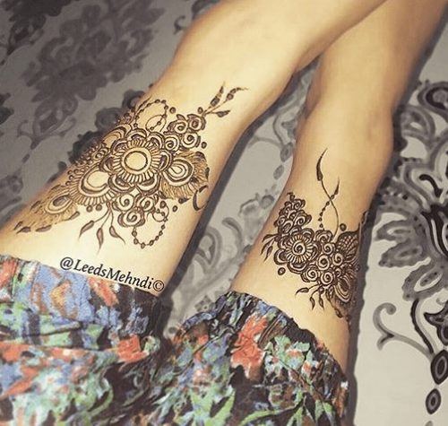 Best Leg Mehndi Designs (8)