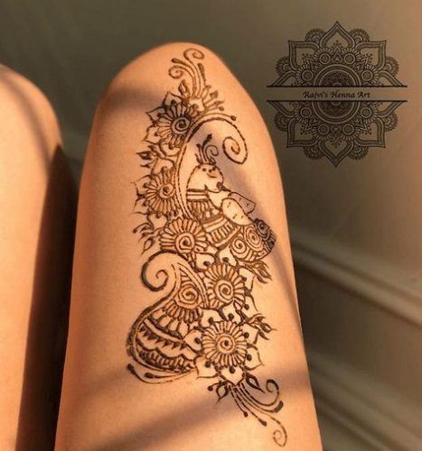 Best Leg Mehndi Designs (25)